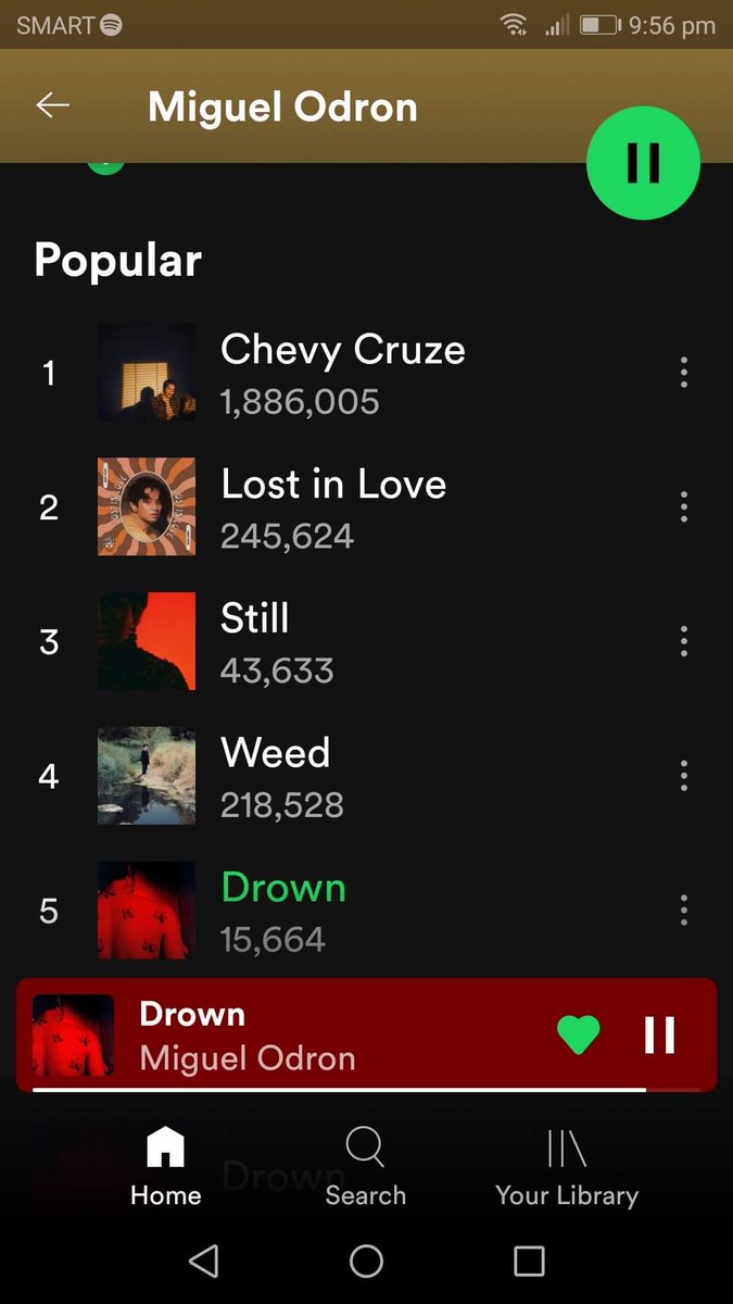 Edna10900775's tweet image. Yong nasa roof top ka pinapanood mo yong napakagandang buwan. While streaming Miguel Odron music.🌕💚💚
Ang chill vibe lang.💚