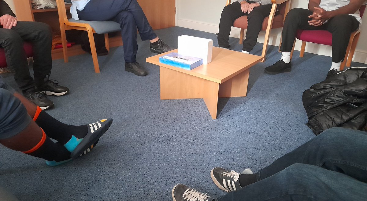 Such a tranquil experience at our relaxation sesh tday in the multi-faith room. Tanx. to the support of our student nurses. Today we covered deep breathing meditation &amp; progressive muscle relaxation. 
#meditation #relaxation 
#MentalHealthMatters