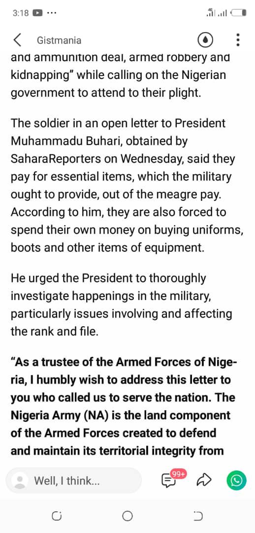 Evidence that Nigerian Military is a Terrorist Institute, Testified by Nigerian Soldier in Service.