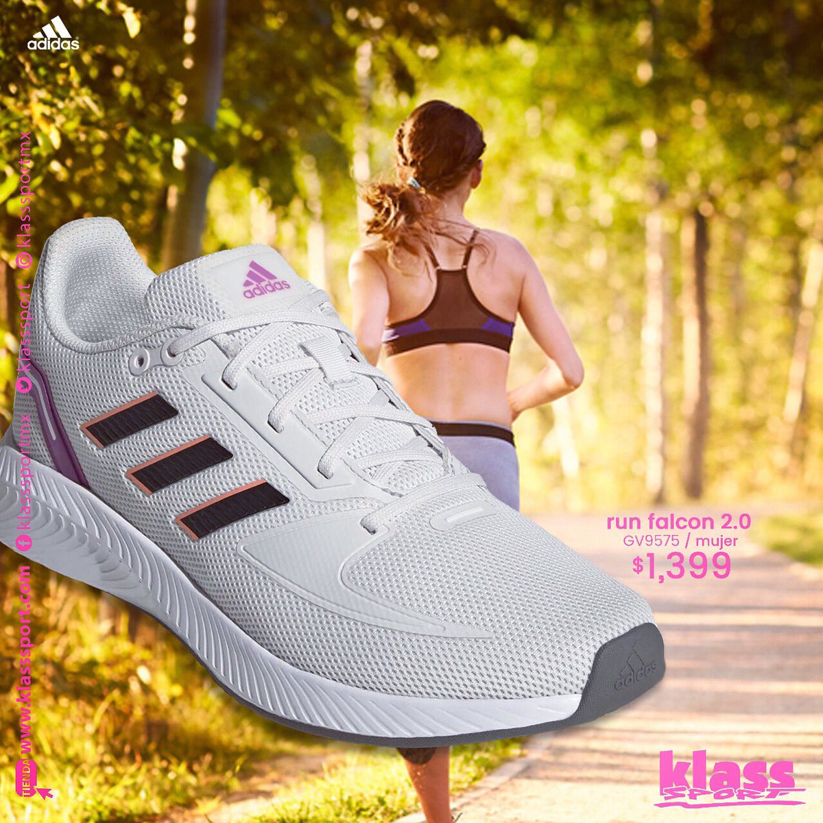 KlassSport's tweet photo. entrenando en asfalto, ejercitándote en el gym o acompañándote por la ciudad las #runfalcon elevan el desempeño 👟👩🏻🦱🏃🏻♀️ #adidas #training #running #gym #fitlife #sneakers #ootd #feliz #semana #octubrerosa 🎀
📲compra online: https://t.co/REoFIZOlra
💬833 2433930 https://t.co/VOn061kreE