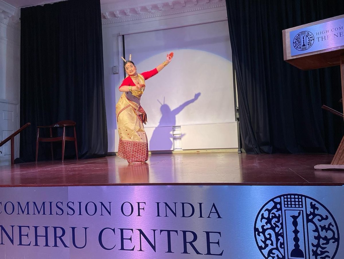 WNESN1's tweet photo. The cultural show on Friday 7th Oct was a huge success, come and visit the North East India art and craft exhibition running at the Nehru Centre in London, from Monday 10th Oct to Friday 14th Oct. Book here https://t.co/H20Z5AJbTA https://t.co/fWkXBcn6ig