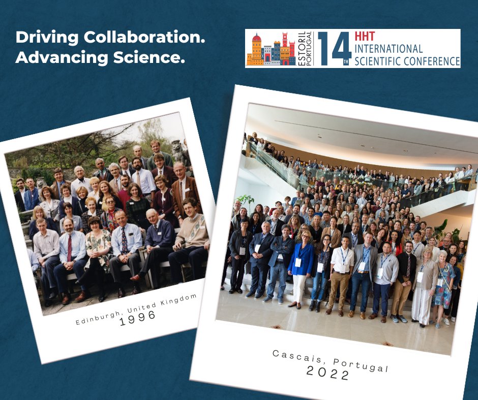 The growth of this conference is awe-inspiring! We're thankful for our incredible community of researchers, clinicians and scientists who made the trip to Portugal. But more importantly, for the work they're doing. Reasons for hope are on the horizon! #CureHHT