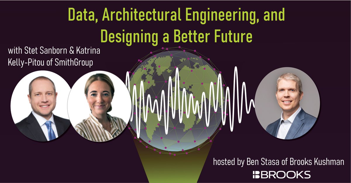 In the world of #architecture, there is an incredible amount of data that goes into designing a building. In this episode, Ben is joined by Stet and Katrina from SmithGroup where they explore #bigdata and its ever-increasing use in #buildingdesign. brookskushman.com/insights/data-…