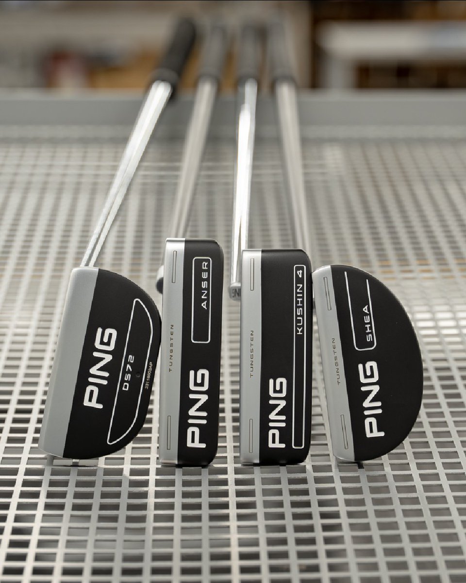 PINGTourEurope's tweet photo. Squad goals. 💪 A putter to fit every golfer while elevating control and consistency on putts of any length: https://t.co/cjgVnyn5Qt #CustomEngineered https://t.co/ARlvq1a6MA