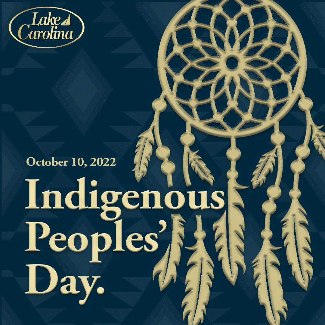 LakeCarolinaSC's tweet photo. Happy #IndigenousPeoplesDay ❤️. https://t.co/KMCgYlI3lB