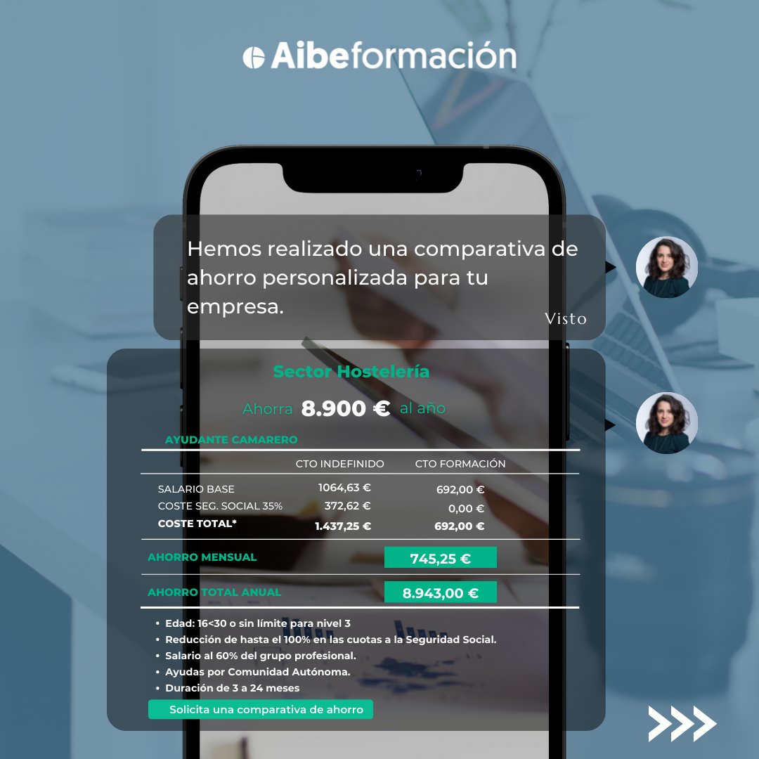 aibe_group's tweet photo. ¿Quieres reducir costes de contratación?
Hazlo  con el 𝗖𝗼𝗻𝘁𝗿𝗮𝘁𝗼 𝗱𝗲 𝗙𝗼𝗿𝗺𝗮𝗰𝗶ó𝗻 𝗲𝗻 𝗔𝗹𝘁𝗲𝗿𝗻𝗲𝗻𝗰𝗶𝗮.

¿Estás interesado?
https://t.co/YHIngGoeMF

#contratodeformacion #contratodeformacionenalternancia #contratos #reformalaboral #aibeformacion #formacion https://t.co/KXw8jTIMta