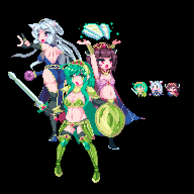 一日寝てたので過去絵をペタリ
オリジナルから版権ものまで
#ドットの日
#ドット絵
#pixelart 