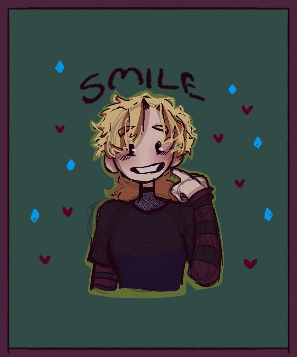 0mellete's tweet photo. hay un hed canon que dice que a mirio le gusta el punk pop de los 2000s y pues hice lo que pude :,v #dibujo #dibujodigital #miriotogata #miriosimp https://t.co/ioVzRZfjUE