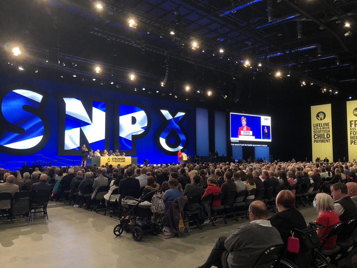 Nicola Sturgeon announces that the final quarterly “bridging payment” for families not yet eligible for Scottish Child Payment will be doubled from £130 to £260; she says almost £20m will go to 145,000 families to help put food on the table at Christmas