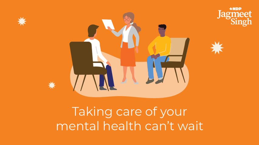 Today is #WorldMentalHealthDay. New Democrats believe in strengthening mental health care in Canada so that the full spectrum of needs can be met through a community-based network of accessible, affordable and quality services and supports.