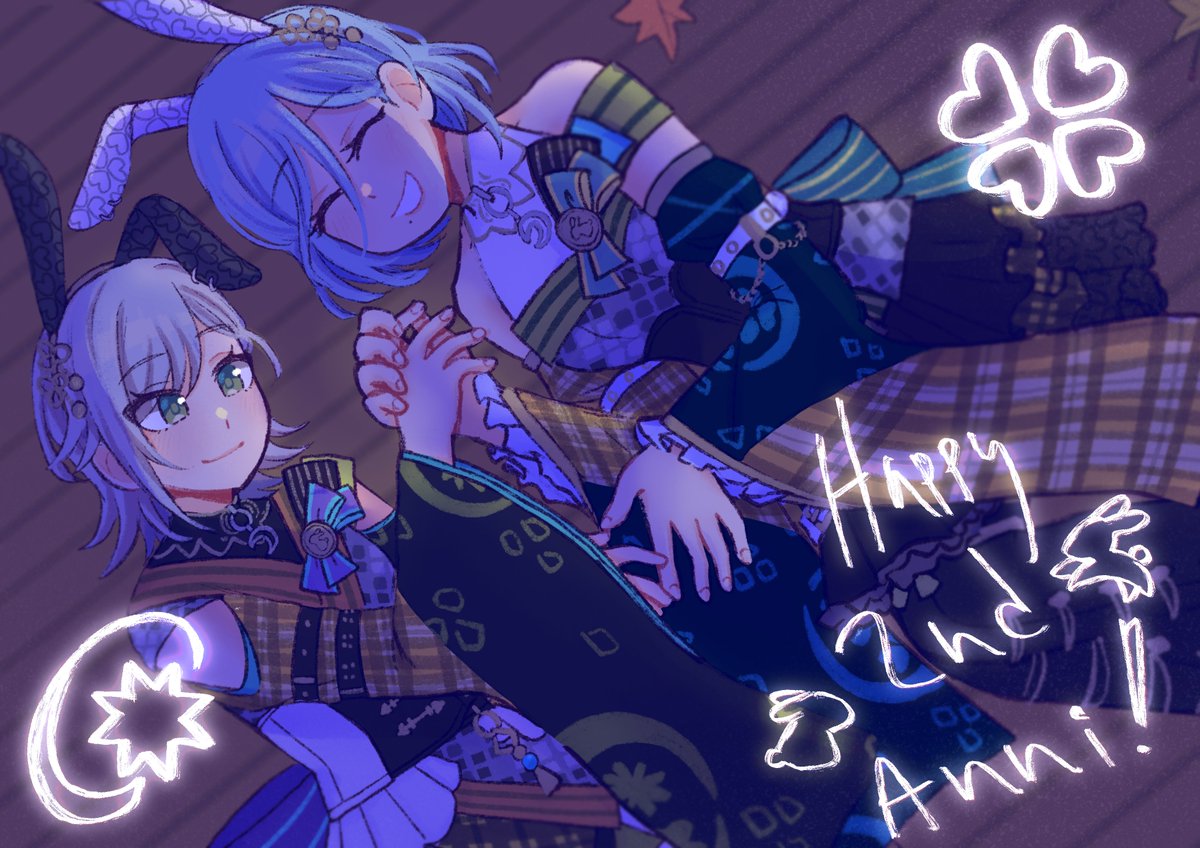 🎶 Happy 2nd Anniversary!🎶

Today, we have an Illustration of Hinomori Shiho and Hinomori Shizuku drawn by @GAMURlN!

#prsk_FA #prskcount2ndown