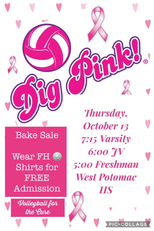 Come out Thursday to support the Lady Wolerines and raise funds for those with breast cancer. All bake sale proceeds are donated to the NBCF, which works to ensure every woman has access and information she needs to get through her breast cancer journey. Pack the Fiedor!