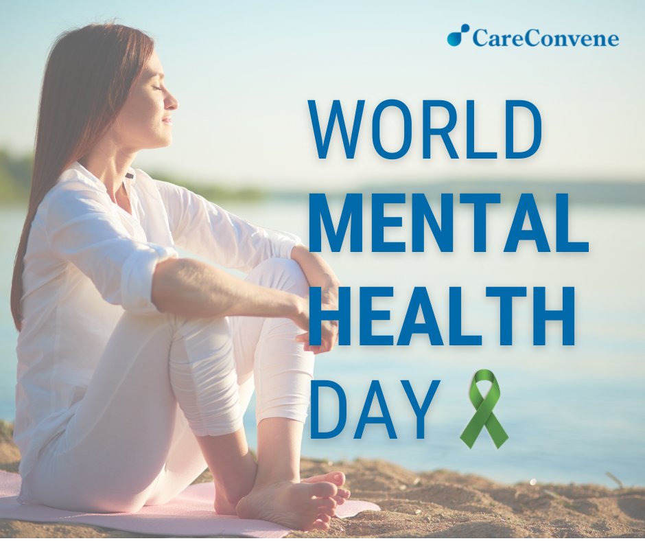 CareConvene's tweet photo. This year the message for World Mental Health Day is to ‘Make mental health and wellbeing for all a global priority.’ At @CareConvene we believe in normalizing the conversation on mental health and strengthening community resources. #WorldMentalhealth #MenthalHealthAwareness https://t.co/Kmw53GP8bj