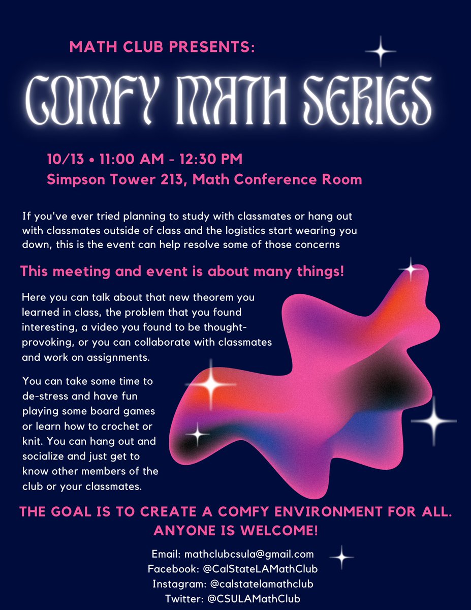 Join us this Thursday 10/13
