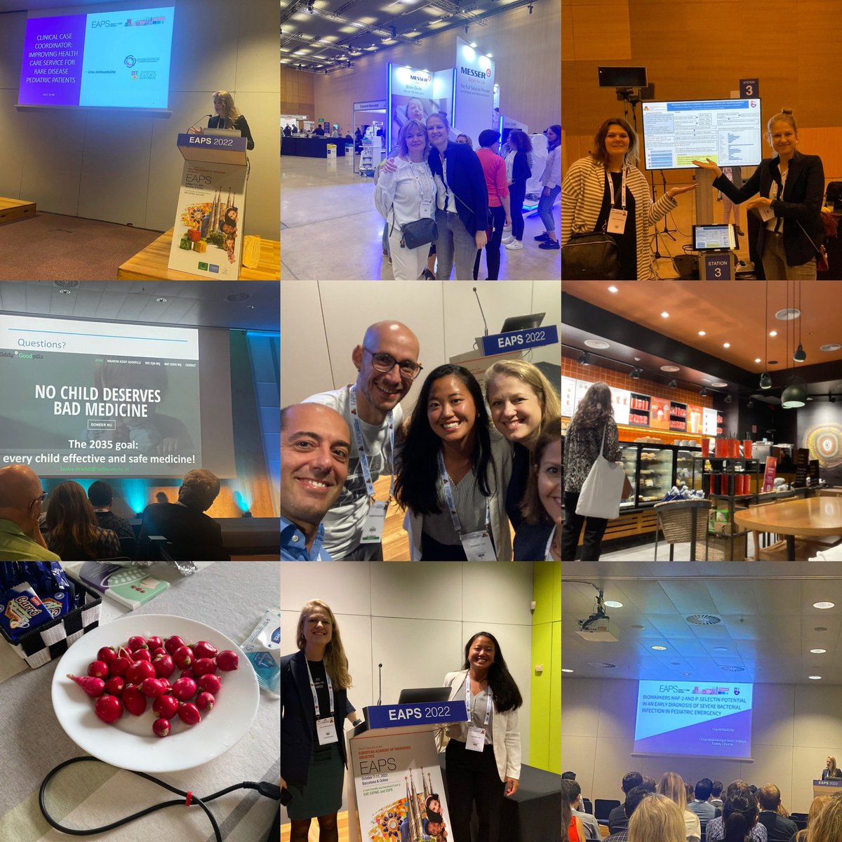 JankauskaiteLin's tweet photo. Such an amazing experience in #eaps #EAPS2022. Networking, best speakers and experts, interesting talks about off-label drugs in pediatrics, pediatric dermatology, infections, surgery, pulmonology, regenerative medicine in children diseases, rare disease, AI. Best time ever! https://t.co/38xHKc6v4h