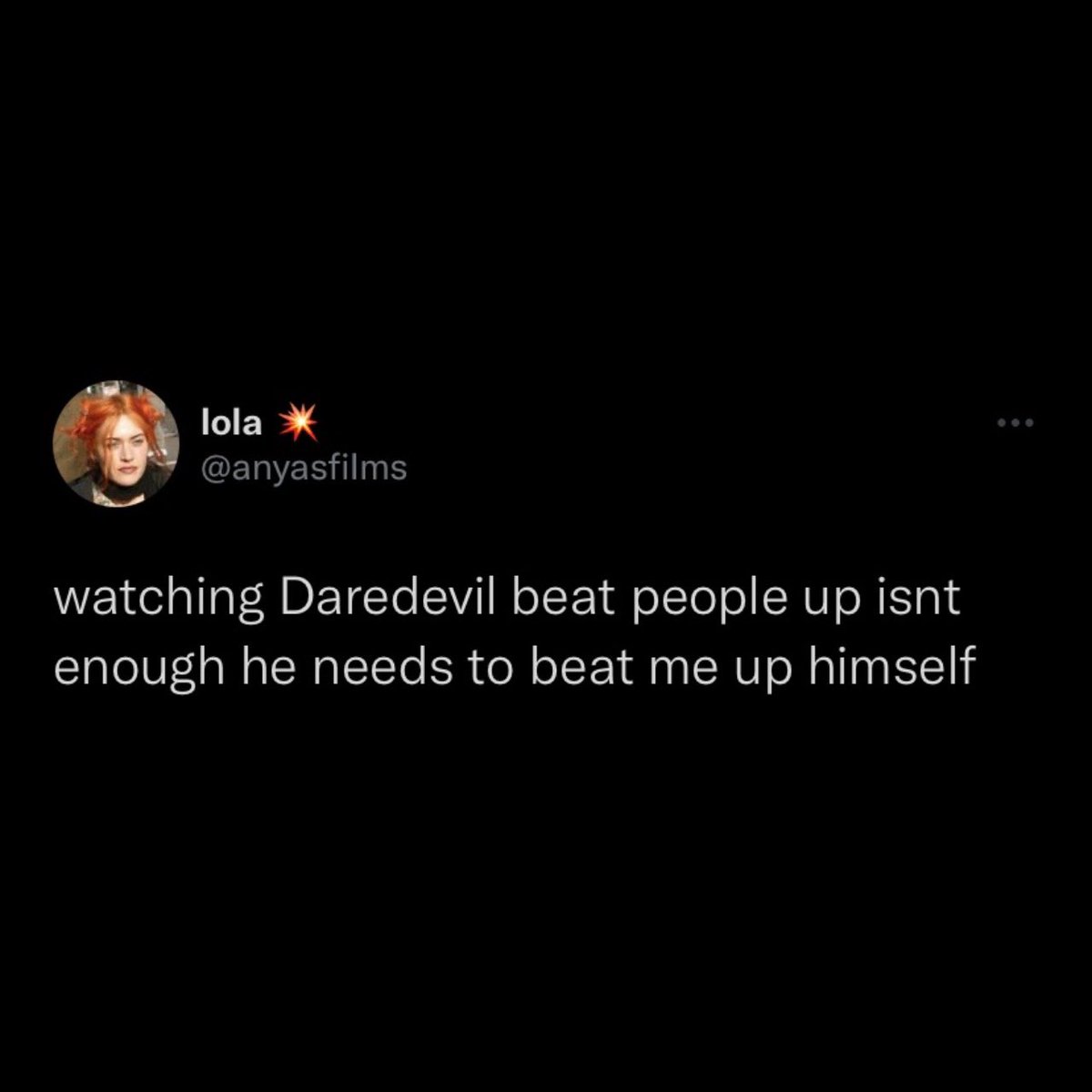 TweetsDaredevil's tweet image. y'all are MASOCHISTS.