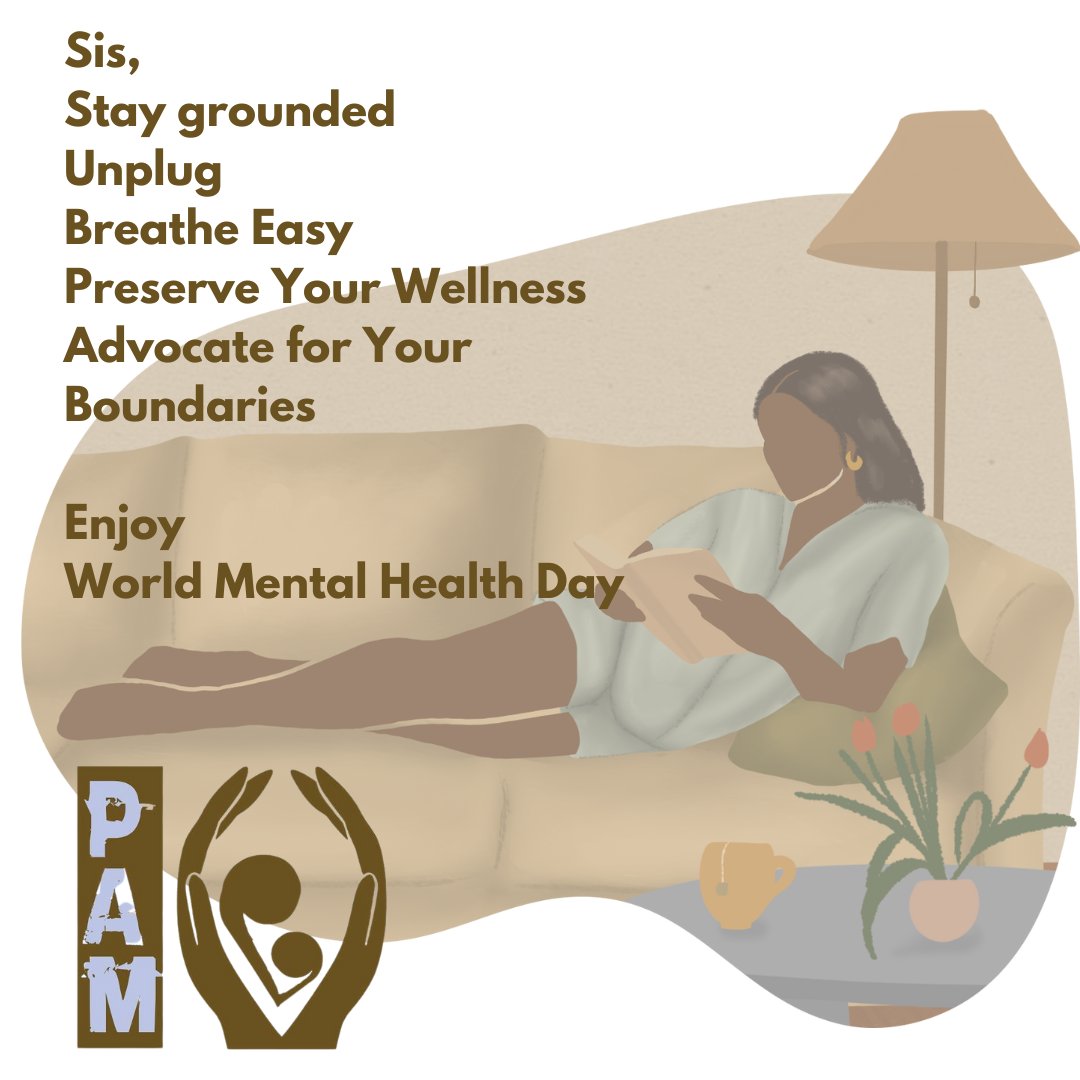 MSALICIAJAMES's tweet photo. @PreserveMoms #HappyWorldMentalHealthDay #BlackMaternalHealth #PreserveAMom #breathe #MentalHealthAwareness #BlackMotherhood #Mindfulness #Honoryourself #Heal #Bewell @Essence @tarajiphenson @mhn247 @violadavis  @_workingmother_ @EBONYMag https://t.co/PJjdoLsjyx