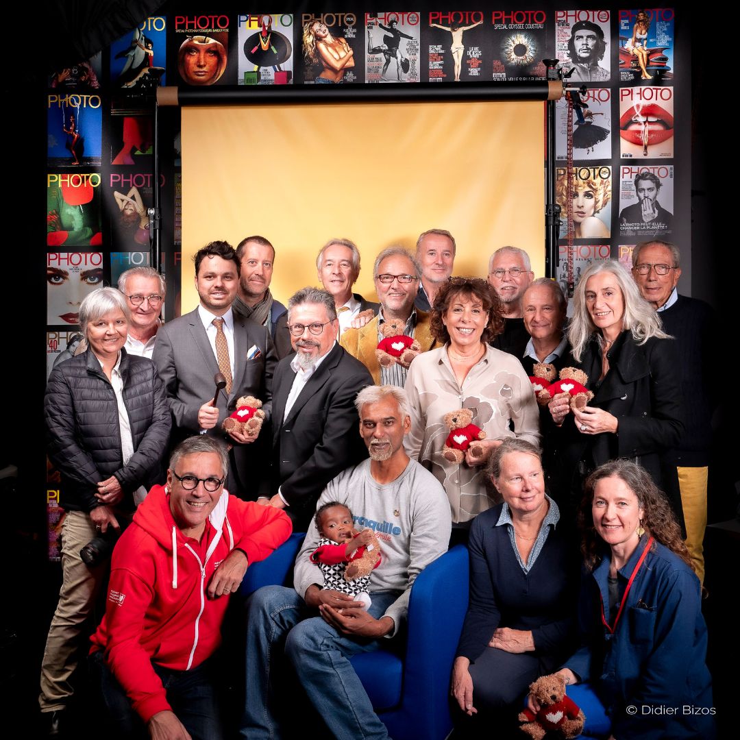 Lors du Salon de la Photo, le Grand Prix Photo de St-Tropez, partenaire de Studio Harcourt, a fait un don de 60000€ à Mécénat Chirurgie Cardiaque, collectés par la vente aux enchères de photos, dans le but de contribuer à sauver les enfants atteints de malformation cardiaque🤍