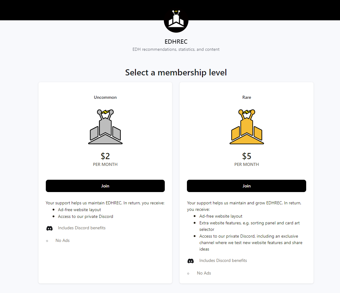 Huge EDHREC Announcement! We've added the ability to sign up for an ad-free experience and to customize how cards display, including saving your art preferences while browsing. You'll also be the first to get your hands on new features!

Details: patreon.com/edhrec