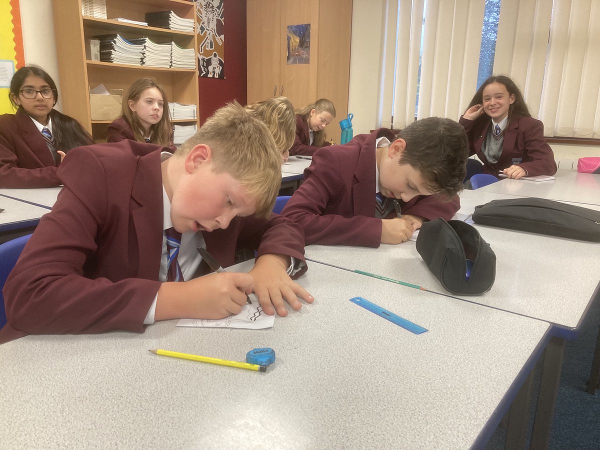 SGSWellbeing's tweet photo. Our Tutor Programme means that pupils begin their day with meaningful activities.  Here are some 7F students getting creative for 'Inktober'! #SGSYear7 #SGSSenior #SGSDifference https://t.co/jdI5iGg3Jd