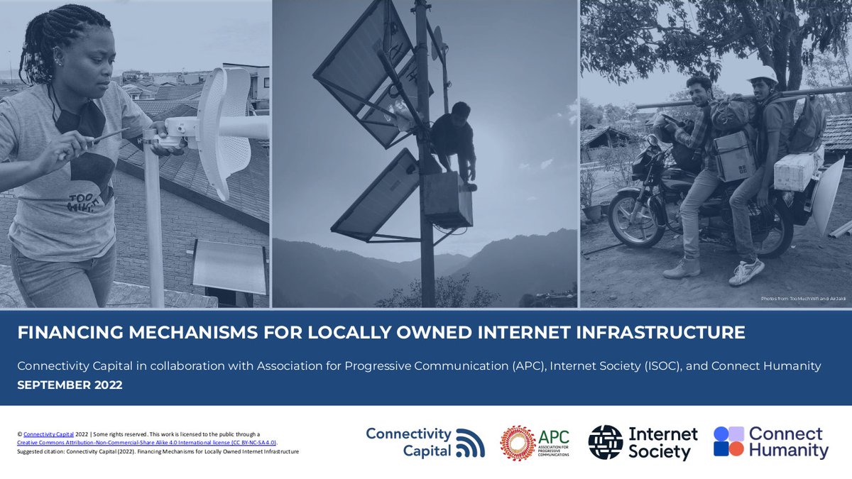 Community connectivity providers can be the missing piece to bridge the digital divide:

apc.org/en/news/commun…

Discover why in this piece about the launch of a new report and the inspiring experiences of two #CommunityNetworks: B4RN (UK) and Zenzeleni (South Africa).
