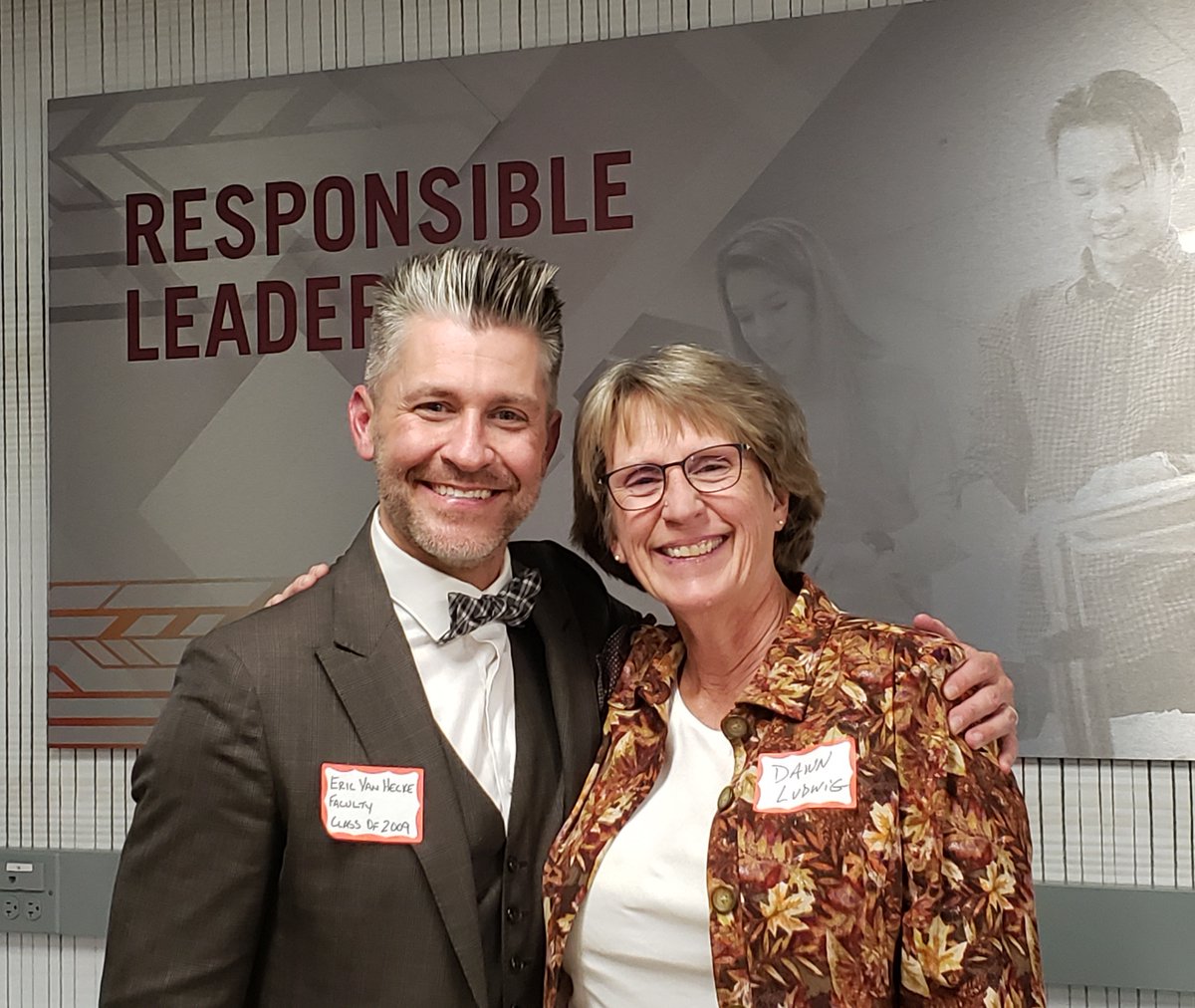 Celebrated #PAWeek with a 25th anniversary celebration of our Augsburg PA Program where our own alumnus and current Director of Student Engagement Eric Van Hecke had a mini-reunion with our first Program Director, Dawn Ludwig!