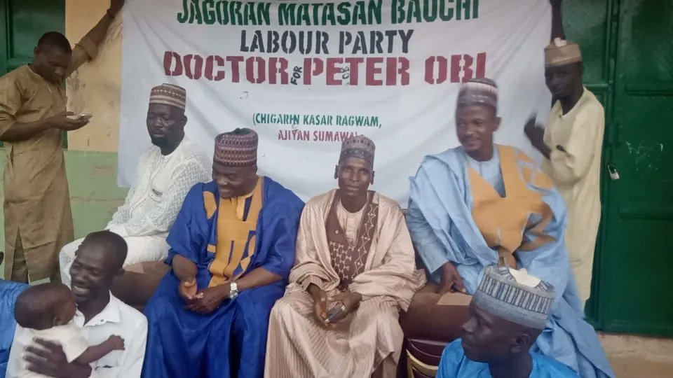 wpo2023's tweet photo. Women for Peter OBI (WPO) during the Grassroots Sensitization was in collaboration with Doctors for Peter Obi support group and labor party of Bauchi State.

#ObiDatti2023 #LabourParty #wpo #obidatti4anewnigeria https://t.co/UtNGeBPjZT