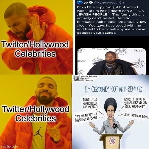 AmeraucanaLover's tweet photo. Kanye West is gone but Ilhan Omar , Kathy Griffen , Iran , North Korea, and everyone else on the planet can say anything they want

GOING POSTAL
DEATH WISH
DEATH COM
Figures of speech and in America we have #FreeSpeech 

#BringKanyeBack #BringBackYe #BlackTwitter he’s fighting 4U https://t.co/dnQZpW70RA