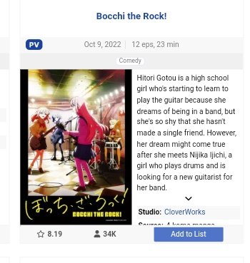 ANIDEEZY's tweet photo. Hidden gem of the szn so far
Schoolgirl rockband anime without the pedo & racist fanbase. K-On should feel threatened https://t.co/8Y3ibba4n7