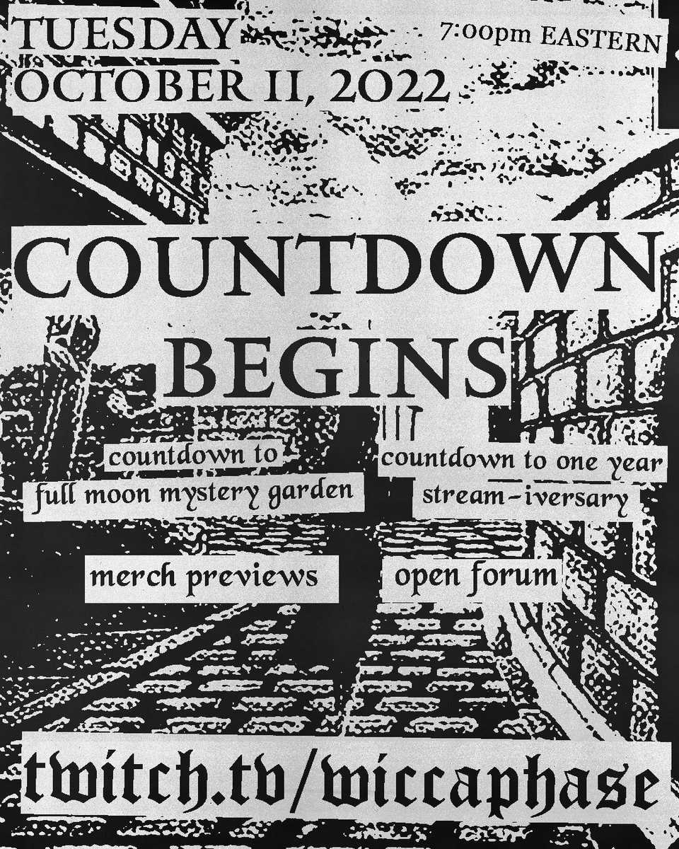 wicca phase springs eternal on Twitter "countdown begins"