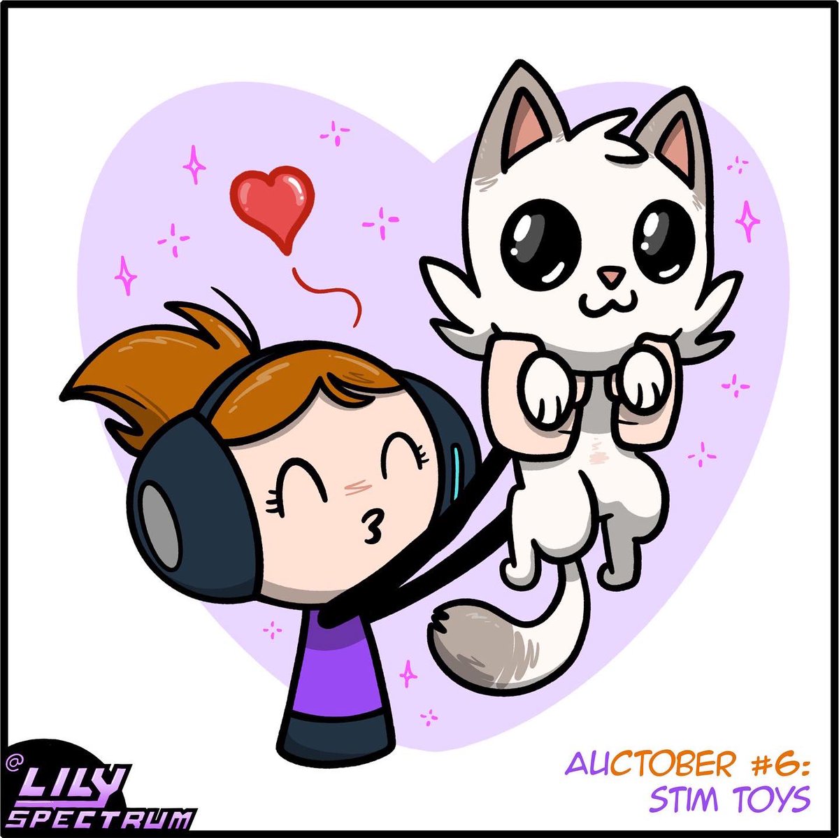 LilySpectrum's tweet photo. #auctober 2022 - 06 - Stim Toys:
FLUFFY!!

#auctober

#fluffy #cat #cats #stim #stimtoy #stimtoys #stimming #actuallyautistic #autismacceptance #autismawareness #neurodiversity #neurodivergent #webcomic #webcomicartist https://t.co/8wYWPUHPOm