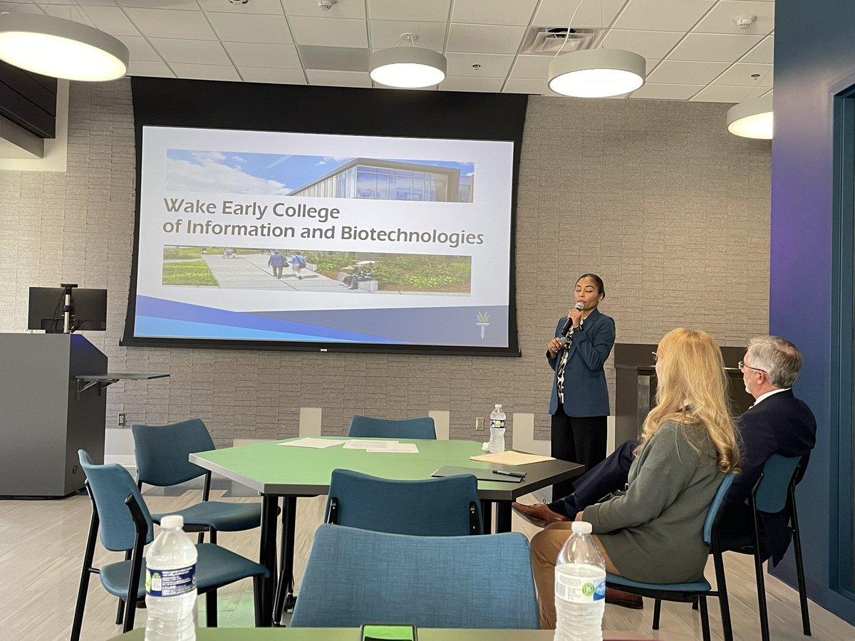 Great day in <a href="/Morrisville_NC/">Morrisville, NC</a> as What if becomes We Can! Through collaborative partnerships among <a href="/waketechcc/">Wake Tech</a> &amp; <a href="/ncatsuaggies/">North Carolina A&T</a> the ladder of opportunity in our region now reaches even higher 🪜 #LiveConnectedLiveWell #TransformingLivesAndCommunities