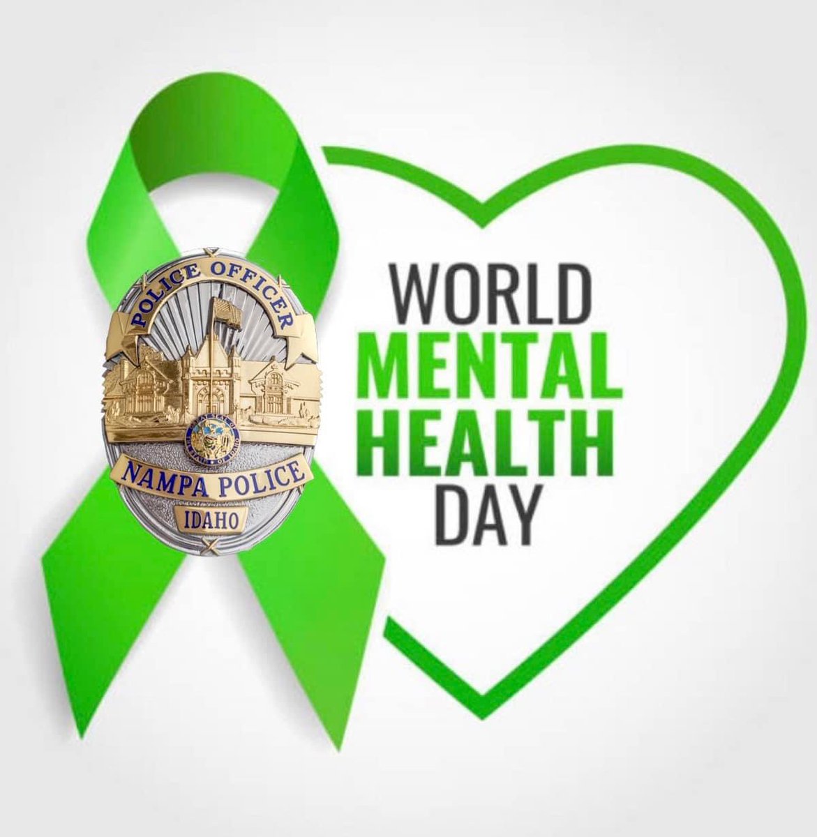 NampaPolice1's tweet photo. Today is #WorldMentalHealthDay
EVERYday You matter ; You are loved
If you or someone you know needs assistance,
Help is waiting, text or call 988
#YouAreNotAlone #YouMatter #YouAreLoved #HelpIsWaiting #TextorCall988 #ICSH #IdahoCrisisandSuicideHotline #YouAreNotAlone https://t.co/fQ3e5zfePw