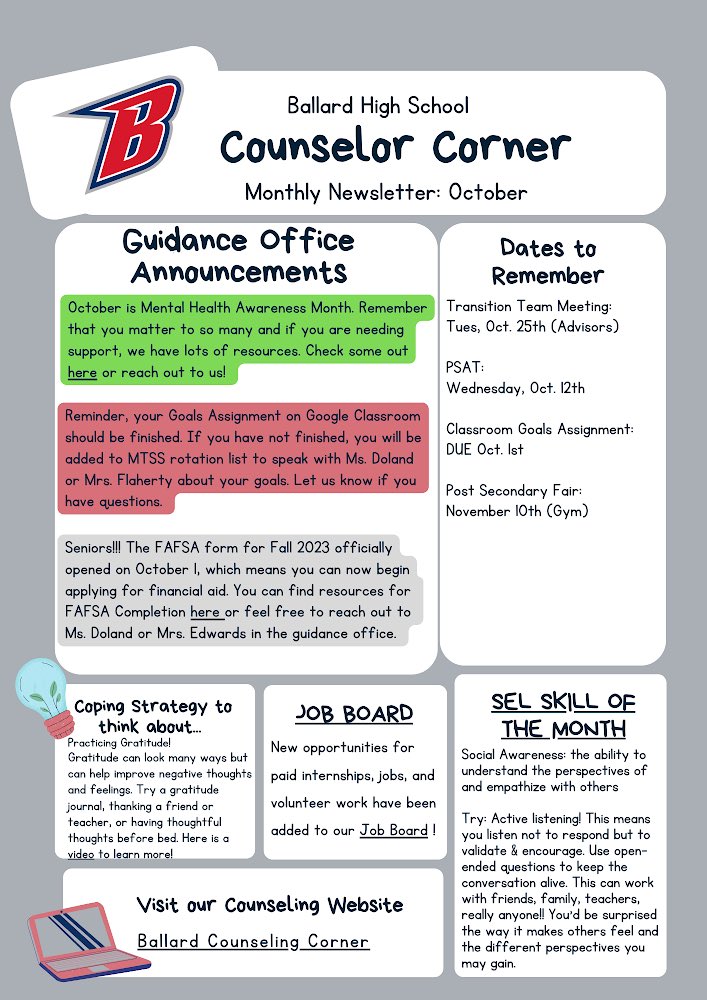 October Newsletter ➡️ your inboxes!
Lots to look at this month 🎃💚📖💲