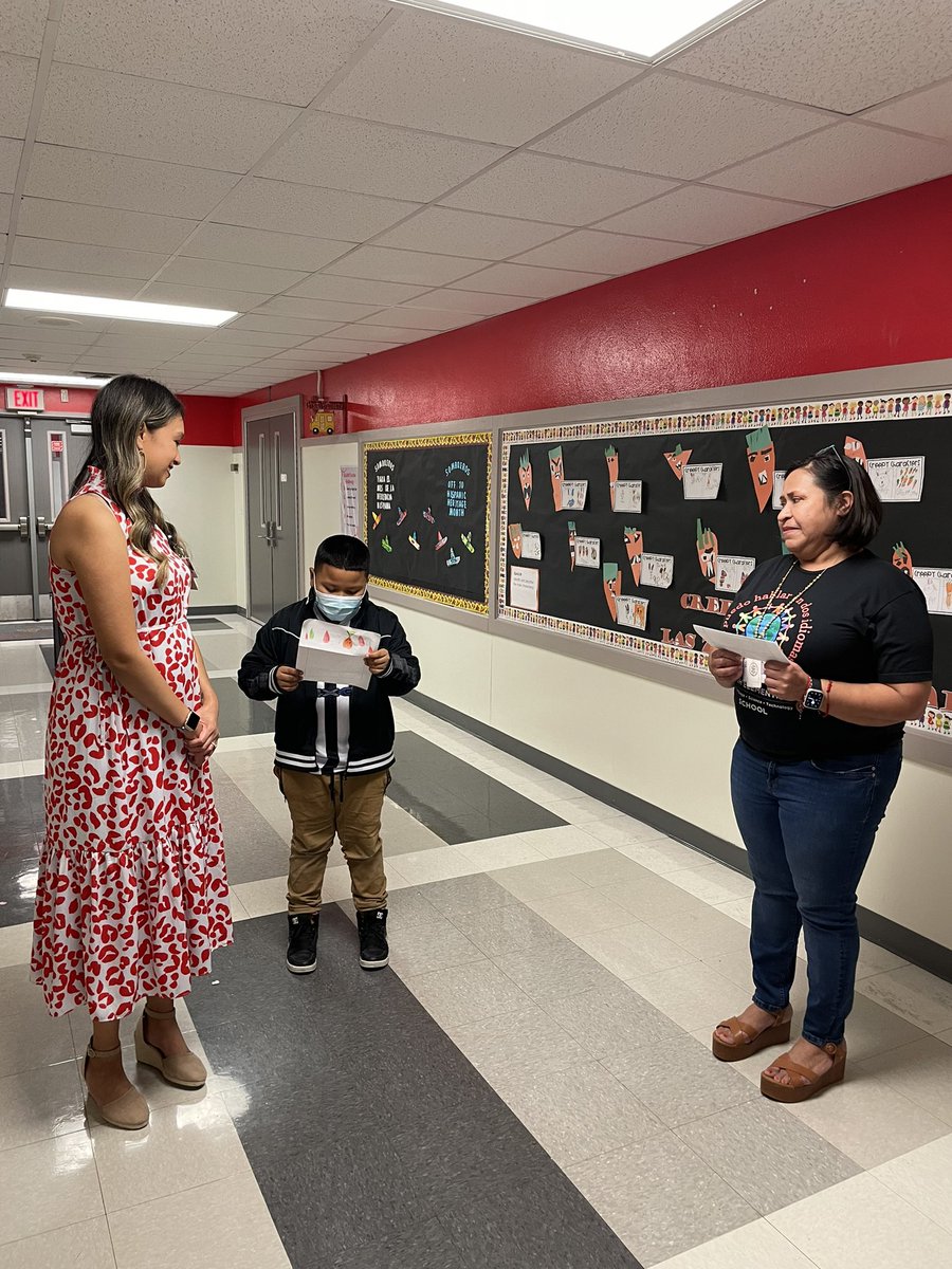 PughRamsHISD's tweet photo. Wishing our very proud principal @MrsCMontoya a very Special Birthday! We hope we made your day extra special! https://t.co/L4SBeRonTo
