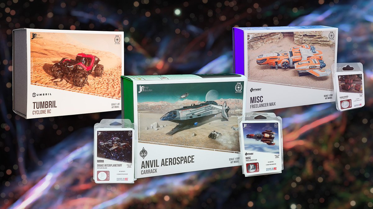 JRDesFab's tweet photo. We partnered with @RobertsSpaceInd for CitizenCon and are running a contest to win one of THREE amazing kits! We can't wait to see what you can come up with!
Click on over to https://t.co/H8hAtBRa0F and check it out! π
#StarCitizen #KitModel #3DPrinting #Diorama #CitizenCon https://t.co/wfMSs8nnhf