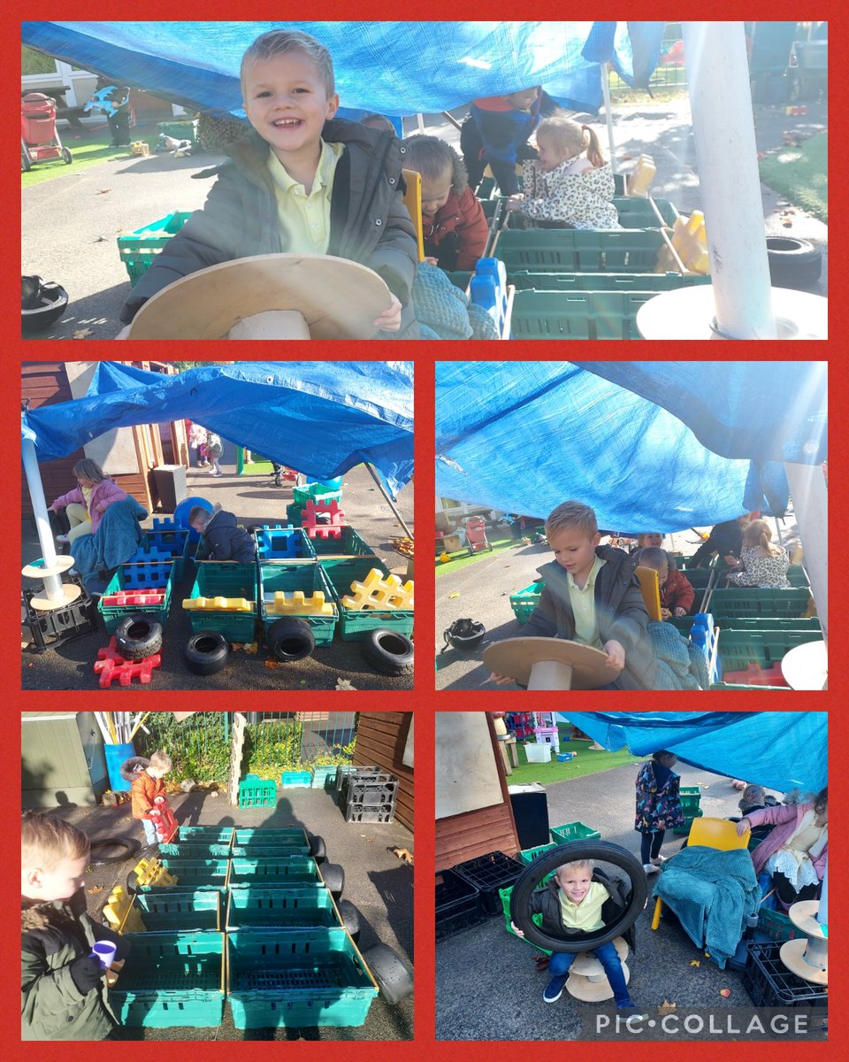 WMPrimaryF1's tweet photo. Our Nursery rhyme of the week is 'Wheels on the bus'. This morning we worked together to make a big bus and went on a journey to the seaside. #childled #fullofideas https://t.co/72t9fJpxfX