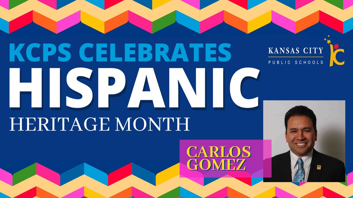 kcpublicschools's tweet photo. Our KCPS celebration of Hispanic Heritage Month continues with Carlos Gomez, President and CEO of the Hispanic Chamber of Commerce of Greater Kansas City. Read more: https://t.co/iHZcq5VrKi @hccgkc https://t.co/UFzUff1pwM