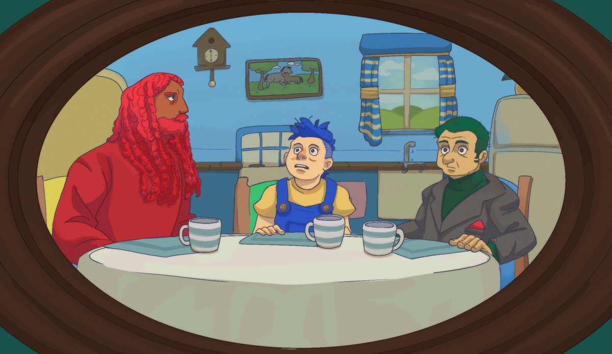Dunno about yall, but 
if they were humans, then they would definitely look like that.
#DHMIS #dhmisfanart #DontHugMeImScared #Redraw