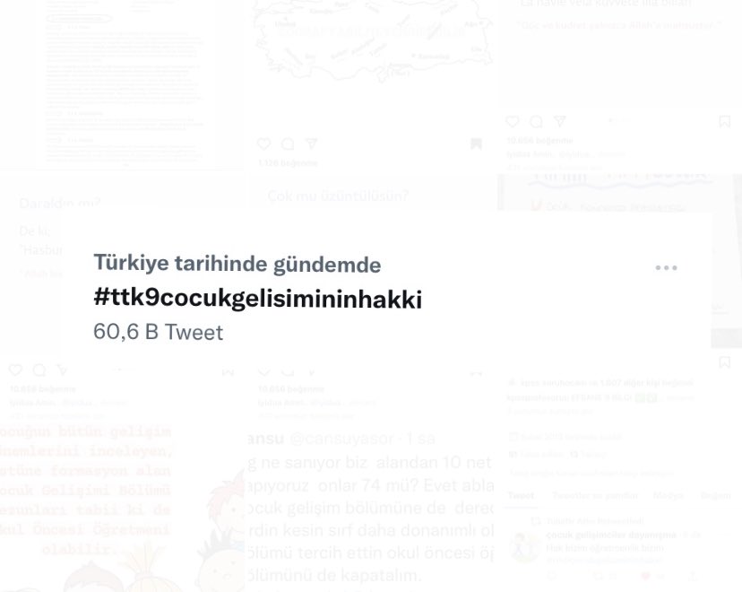 Gündemimiz çok olsun , berhudar olun 👏👏👏👏 #ttk9cocukgelisimininhakki