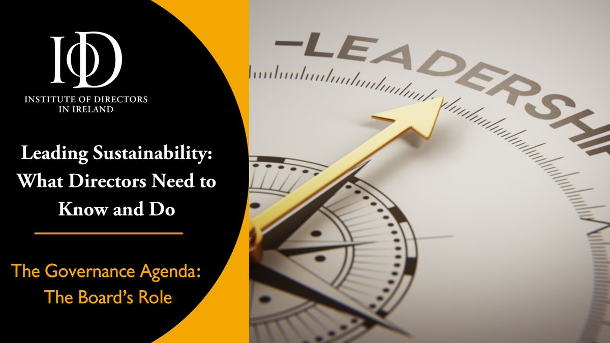 We were delighted to start our second booked out ESG Course this afternoon, ‘Leading Sustainability: What Directors Need to Know and How to Do It’’. Thank you to our course leader <a href="/simonhaslam/">Prof. Simon Haslam</a> CDir, and to our guest speaker today Dr Celine McInerney 1/2