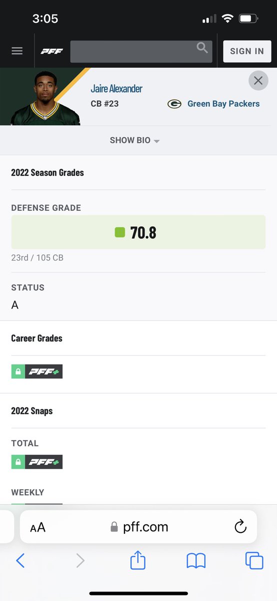 michaelwojo3's tweet photo. @babby_kim1 @NFL @JJettas2 @athielen19 @Vikings 105th ranked corner https://t.co/XJ0UjtdgcO