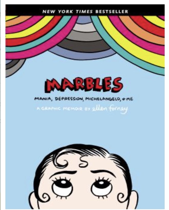 CSantiagoTV1's tweet photo. @ellen_forney wrote a graphic novel - &amp; a companion guide - that made me feel more seen than any mental health account ever has. Marbles helped me know I wasn’t alone. Rock Steady helps me stay stable. I highly recommend both books. https://t.co/sQpwwMRKOG
