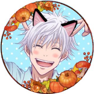 1boy animal ears male focus solo cat ears white hair closed eyes  illustration images