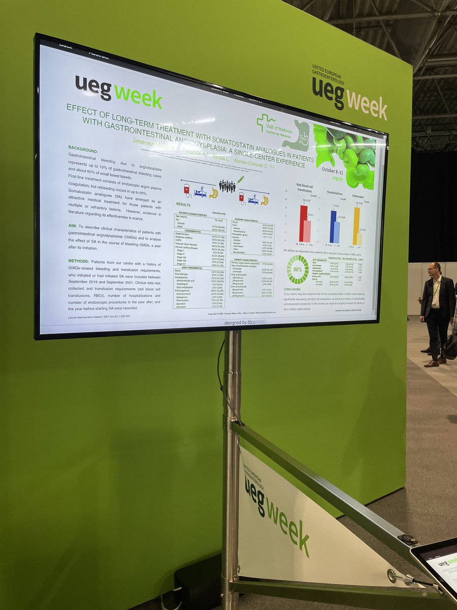 Happy to be in #UEGWeek22 <a href="/my_ueg/">my_UEG</a>