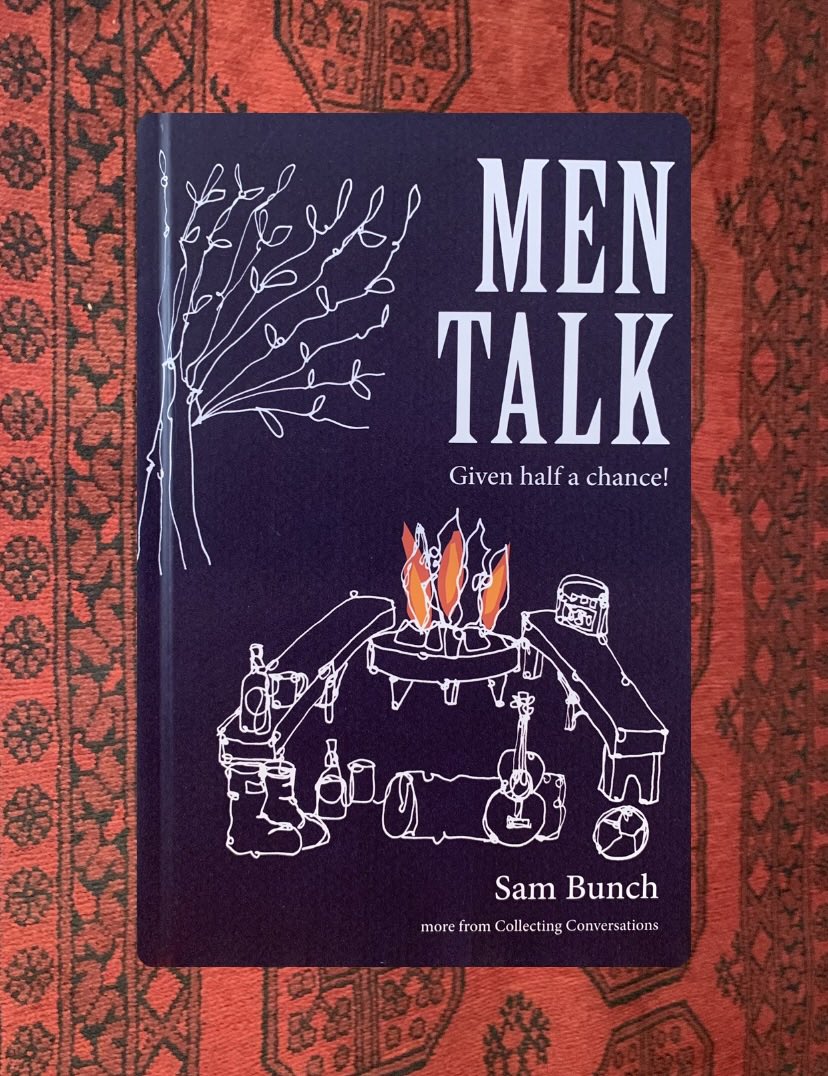 SamBunch1967's tweet photo. It’s here! Only 4 years in the making - I’ve asked 100 men a whole load of questions, transcribed 3, THREE, million words and this little gem came out of it all…available from https://t.co/ddltaIZ5H9 https://t.co/vxQZWSeKEi