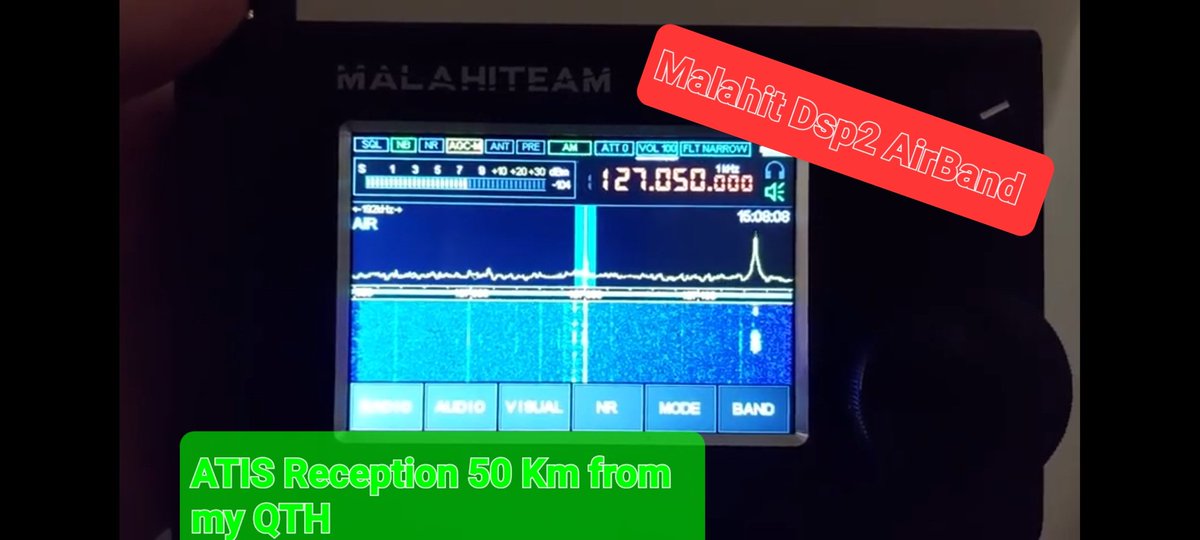 SWRadioPassion's tweet photo. Malahit DSP2 Airband 📻📡
ATIS Reception of my Airport wich is about 50 Km from my QTH.
Indoor Reception with Diamond Portable antenna.

Check the video here
https://t.co/ROCsa5syQs

#swl #dx #shortwave #cb #radio https://t.co/LximGF0SzM