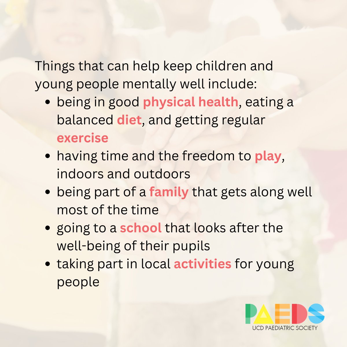 UCD Paediatric Society tweet media