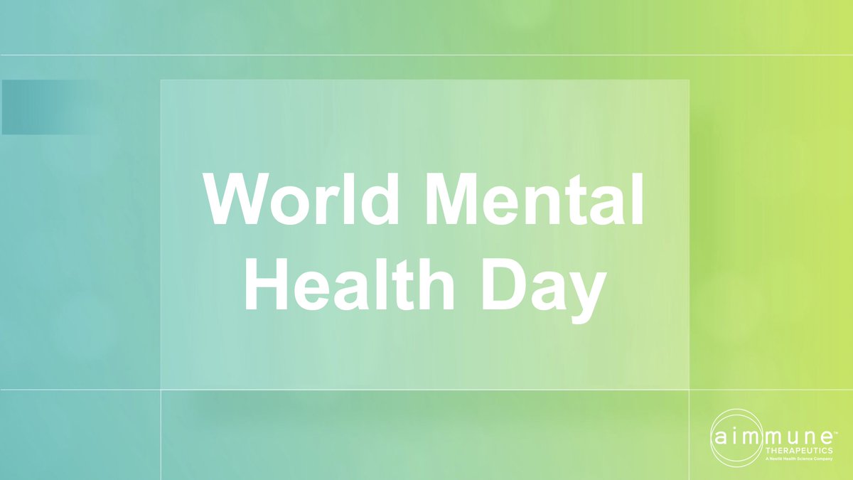 Living with a food allergy can carry a psychosocial burden. That’s one reason why Aimmune is a proud supporter of World Mental Health Day, which aims to raise awareness of mental health issues, encourage better conversations about their management and fight social stigma.