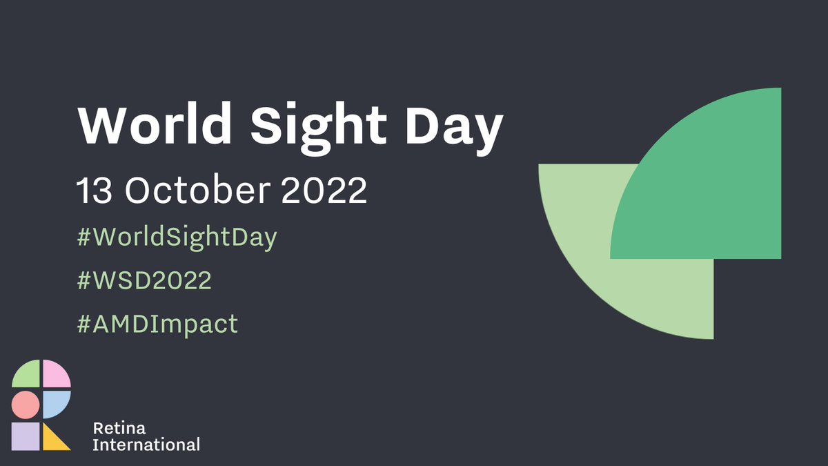 Today is #WorldSightDay and we’re raising awareness for Age-Related Macular Degeneration by sharing results from our #AMDImpact Study! Click the link below to learn more about this study and the impact of AMD on patients, caregivers, and society. #WSD2022
retina-international.org/wsd2022-amdimp…